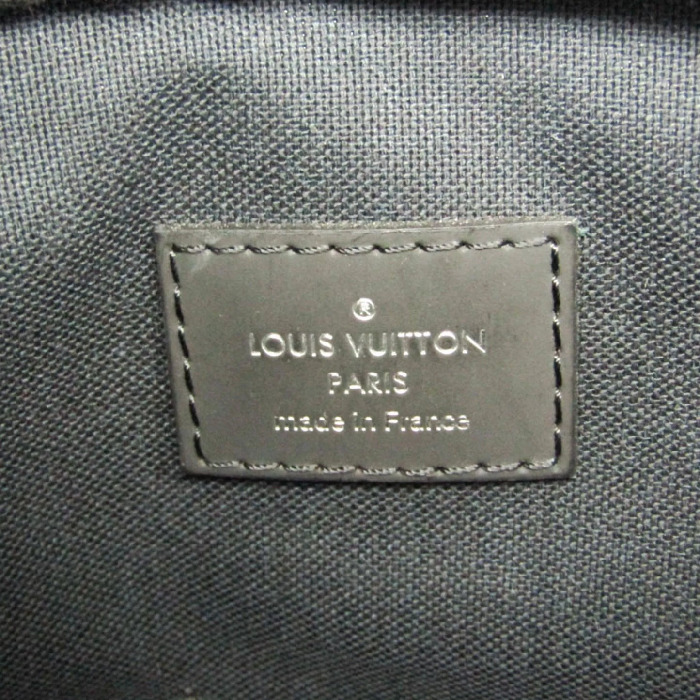Louis Vuitton Porte-Documents Voyage Damier, Black, Canvas, Briefcase