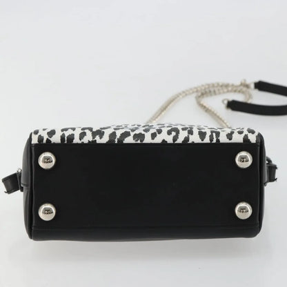 Saint Laurent Classic Baby Duffle Printed Leather, Black, Leather, Handbag