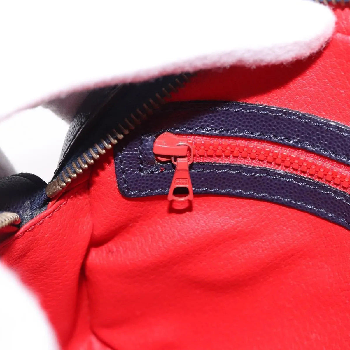 Celine Vintage Leather, Navy, Leather, Shoulder Bag