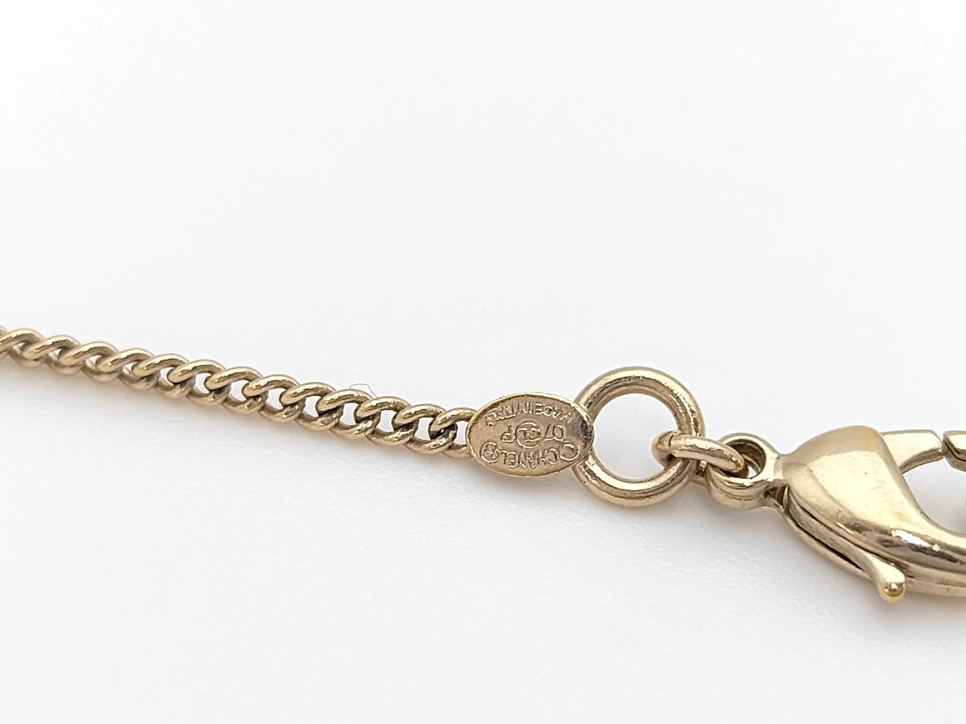 Chanel Barrettes Logo Chanel Plated Gold, Gold, Gold Plated, Bracelet