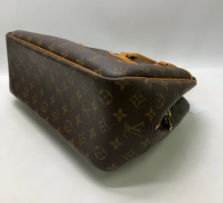 Louis Vuitton Deauville Monogram Canvas, Brown, Canvas, Handbag