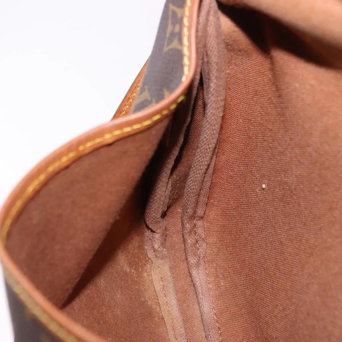 Louis Vuitton Saumur Monogram, Brown, Canvas, Shoulder Bag