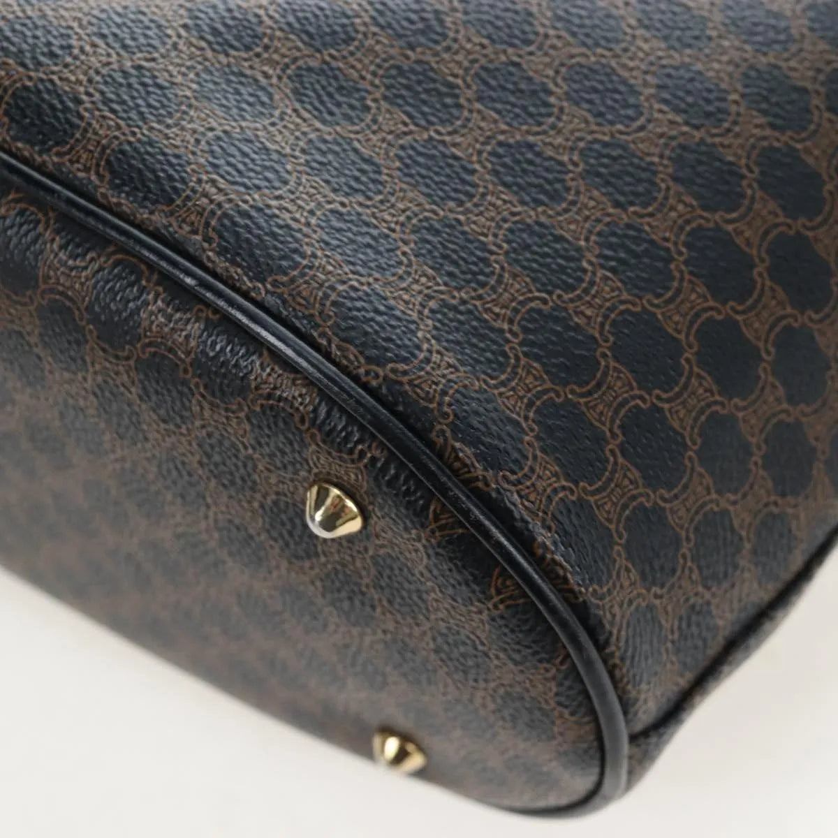 Celine C Macadam Tote PVC leather/ Macadam canvas, Black, PVC, Shoulder Bag