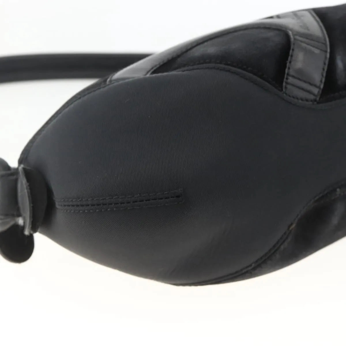 Salvatore Ferragamo Gancini Suede, Black, Suede, Shoulder Bag