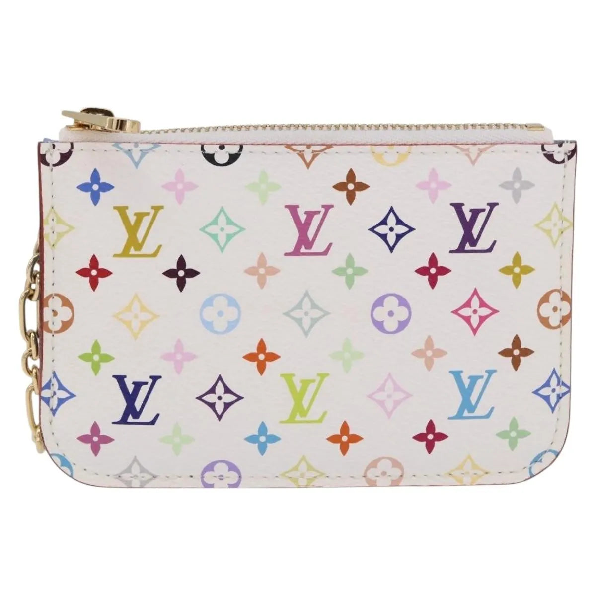 Louis Vuitton Pochette clés NM Monogram Multicolor Canvas, Multicolour, Canvas, Wallet