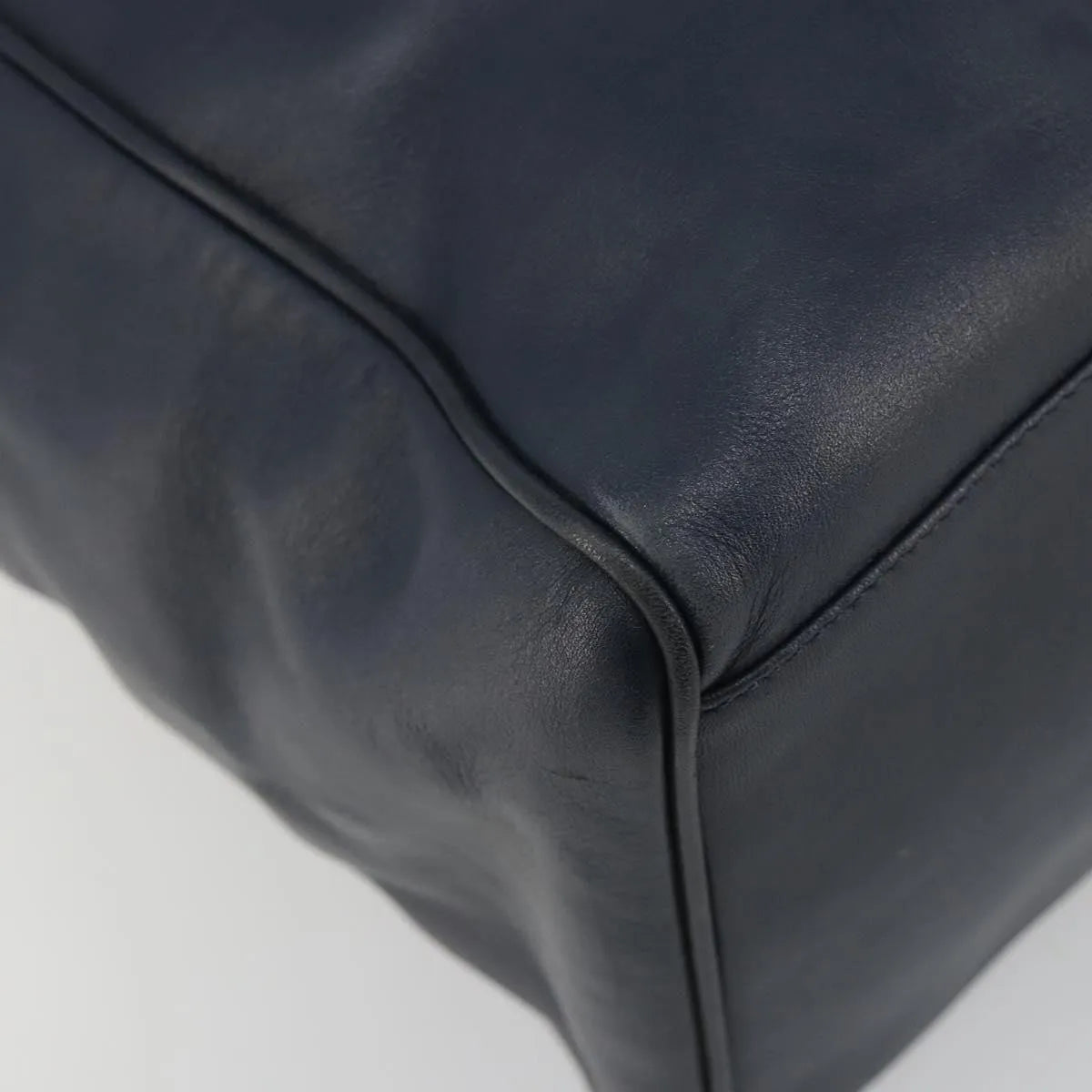 Christian Dior Vintage Leather, Navy, Leather, Handbag