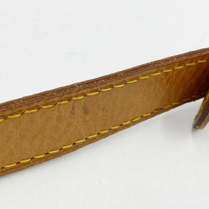 Louis Vuitton Adjustable shoulder strap leather, Brown, Leather, Straps
