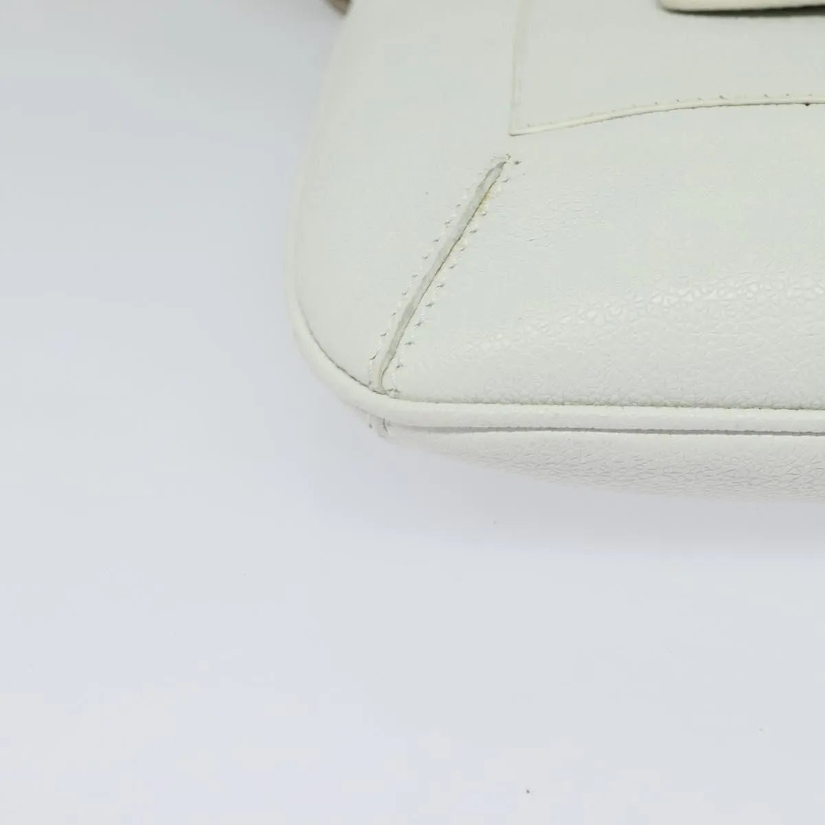 Bvlgari Vintage Leather, White, Leather, Shoulder Bag