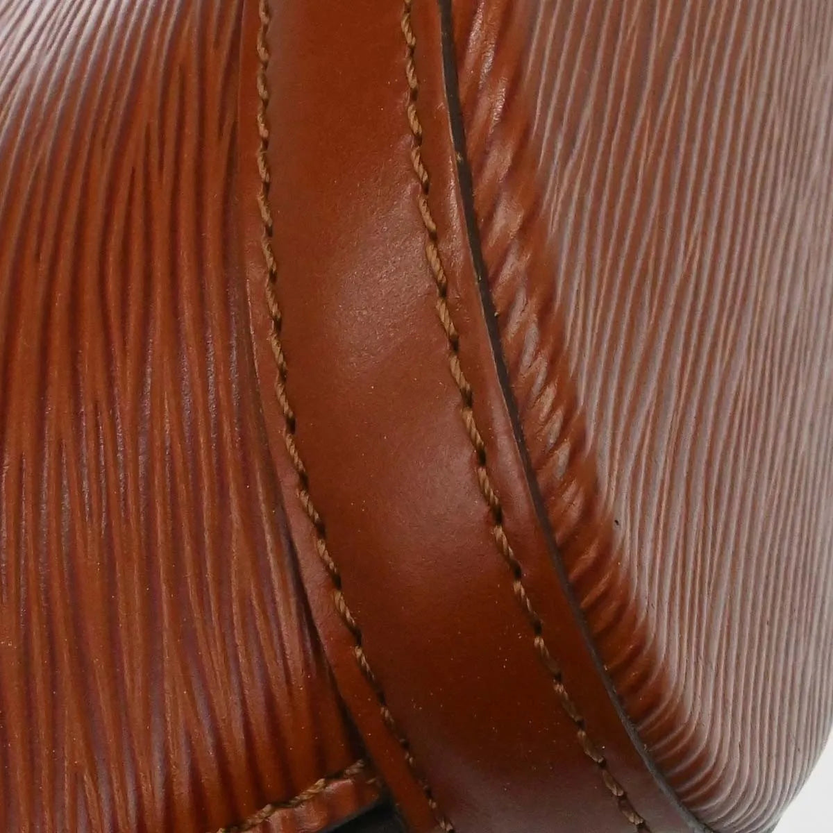 Louis Vuitton Saint Jacques Epi Leather, Brown, Leather, Handbag