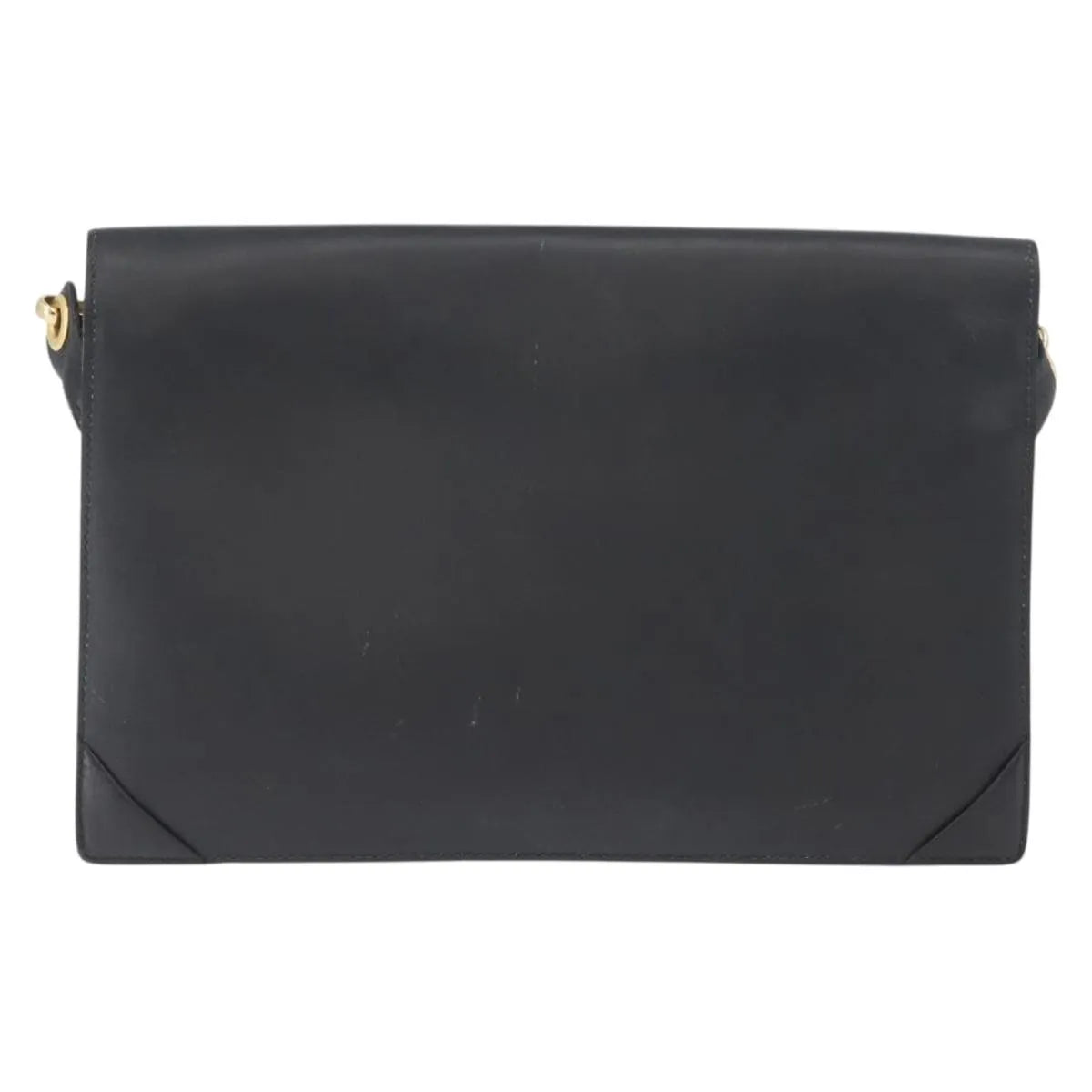 Celine Vintage Leather, Black, Leather, Shoulder Bag