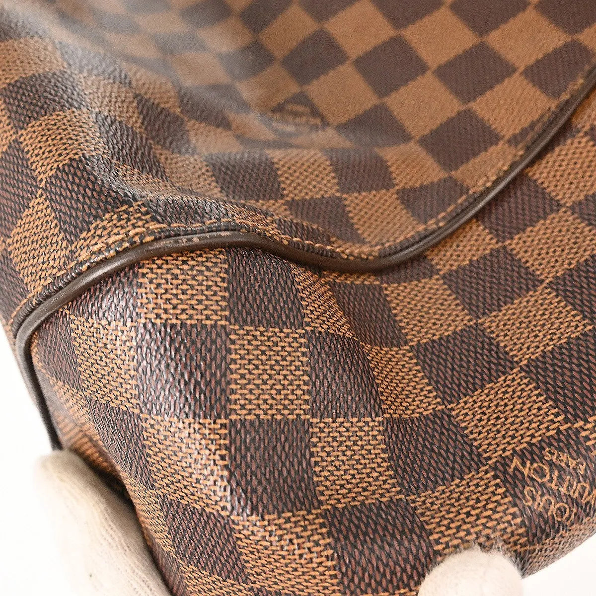 Louis Vuitton Sistina Damier, Brown, Canvas, Handbag