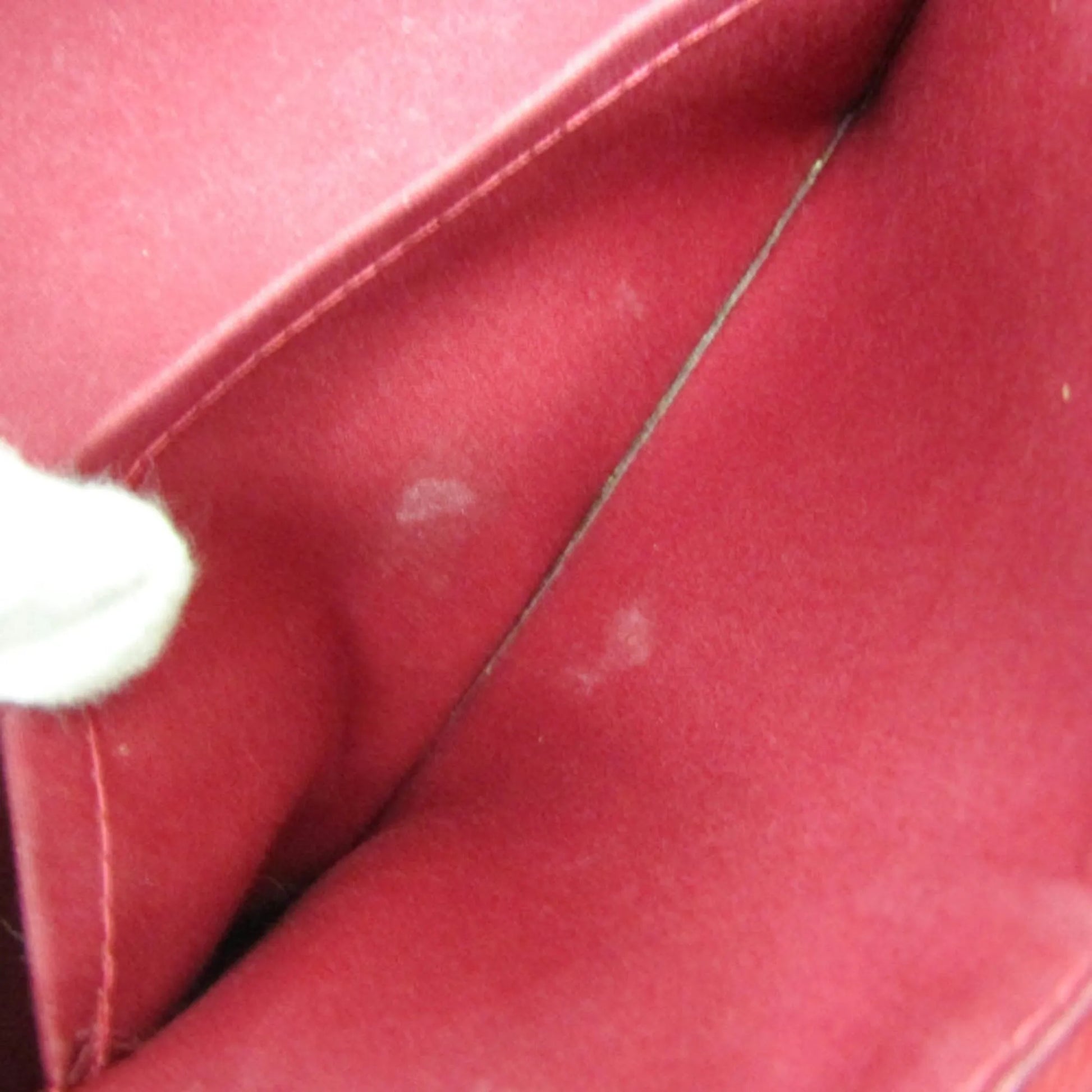 Louis Vuitton Sherwood Monogram Vernis, Red, Patent Leather, Handbag