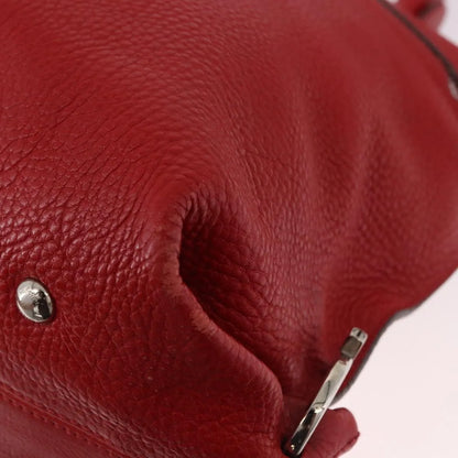 Salvatore Ferragamo Sofia Satchel Leather, Red, Leather, Handbag