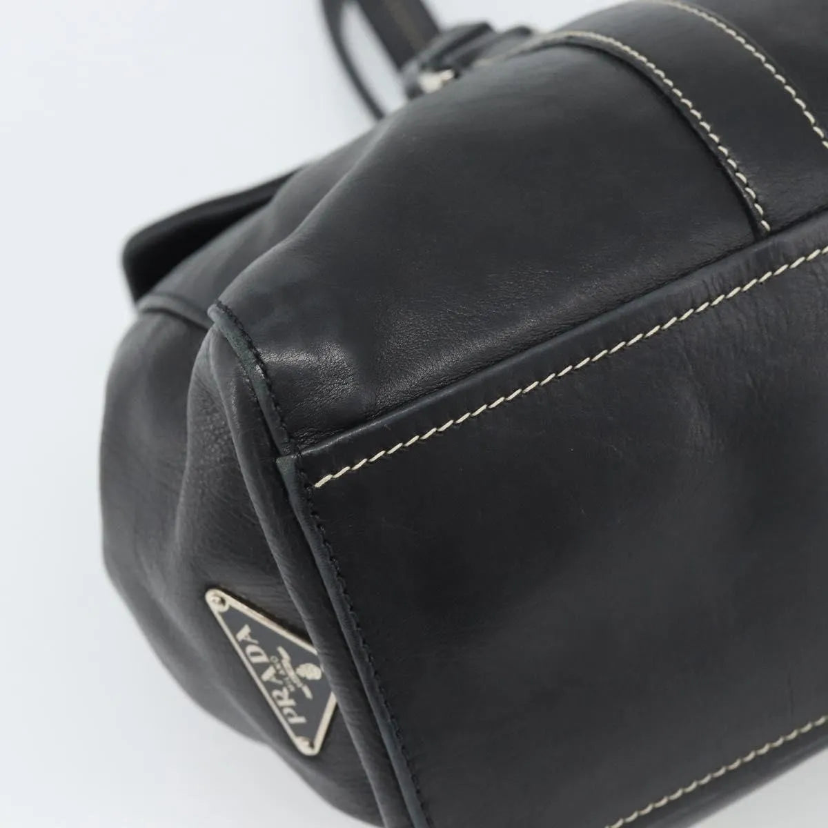 Prada Convertible Shopping Tote Saffiano Leather Saffiano Leather, Black, Leather, Tote Bag