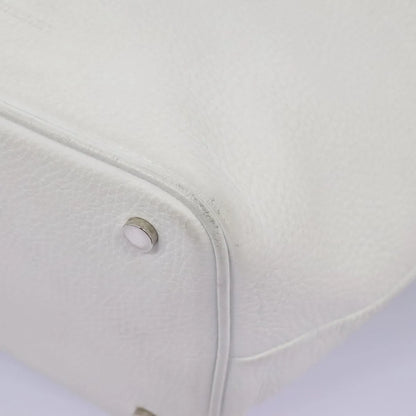 Burberry Vintage Leather, White, Leather, Shoulder Bag