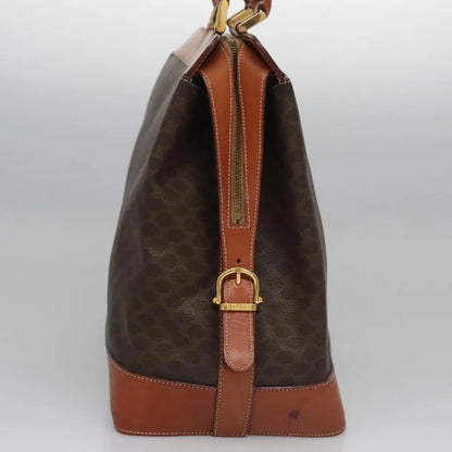 Celine Handbag Canvas, Brown, Canvas, Handbag