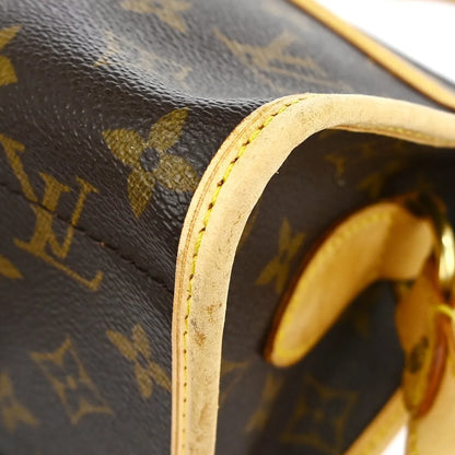 Louis Vuitton Popincourt Handle Monogram Canvas, Brown, Canvas, Shoulder Bag