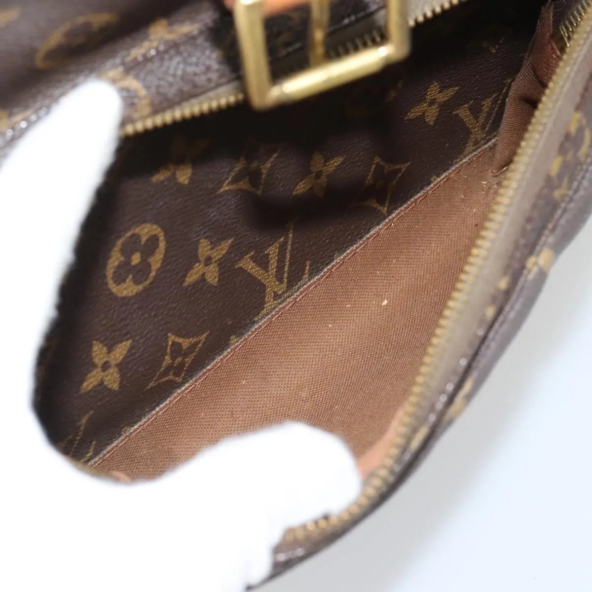Louis Vuitton Vintage Montsouris Monogram Canvas, Brown, Canvas, Backpack