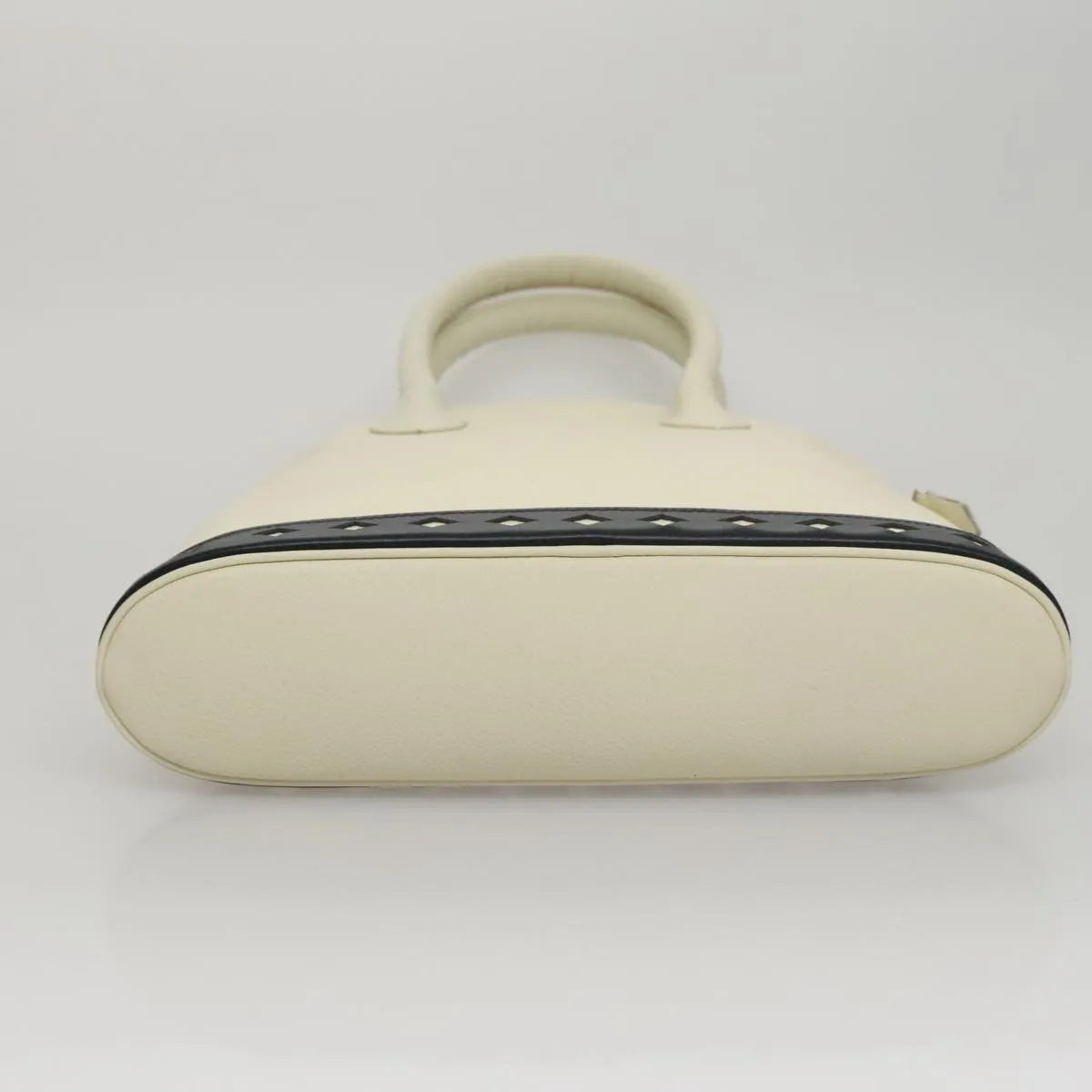 Saint Laurent Vintage Leather, White, Leather, Handbag