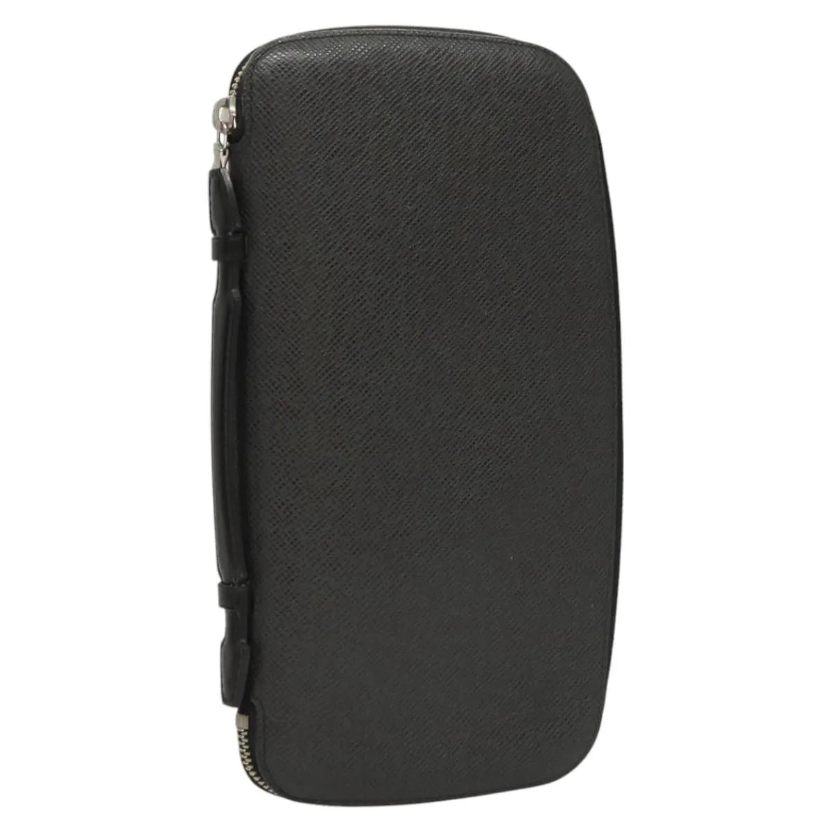 Louis Vuitton Atoll Organizer Taiga Leather, Gray, Leather, Wallet