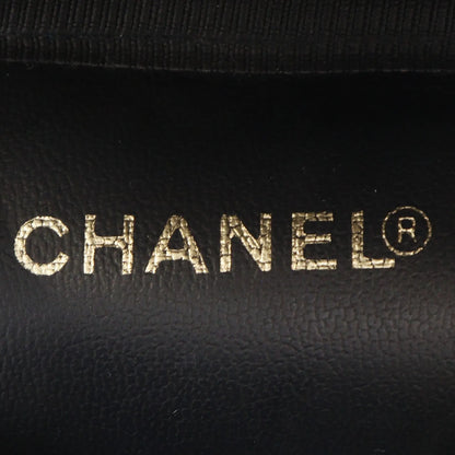 Chanel Vintage Timeless Cosmetic Case Caviar, Black, Leather, Handbag