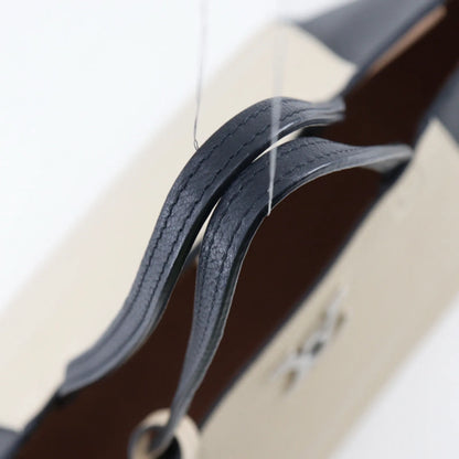 Louis Vuitton Lockme Cabas Leather, Beige, Leather, Tote Bag