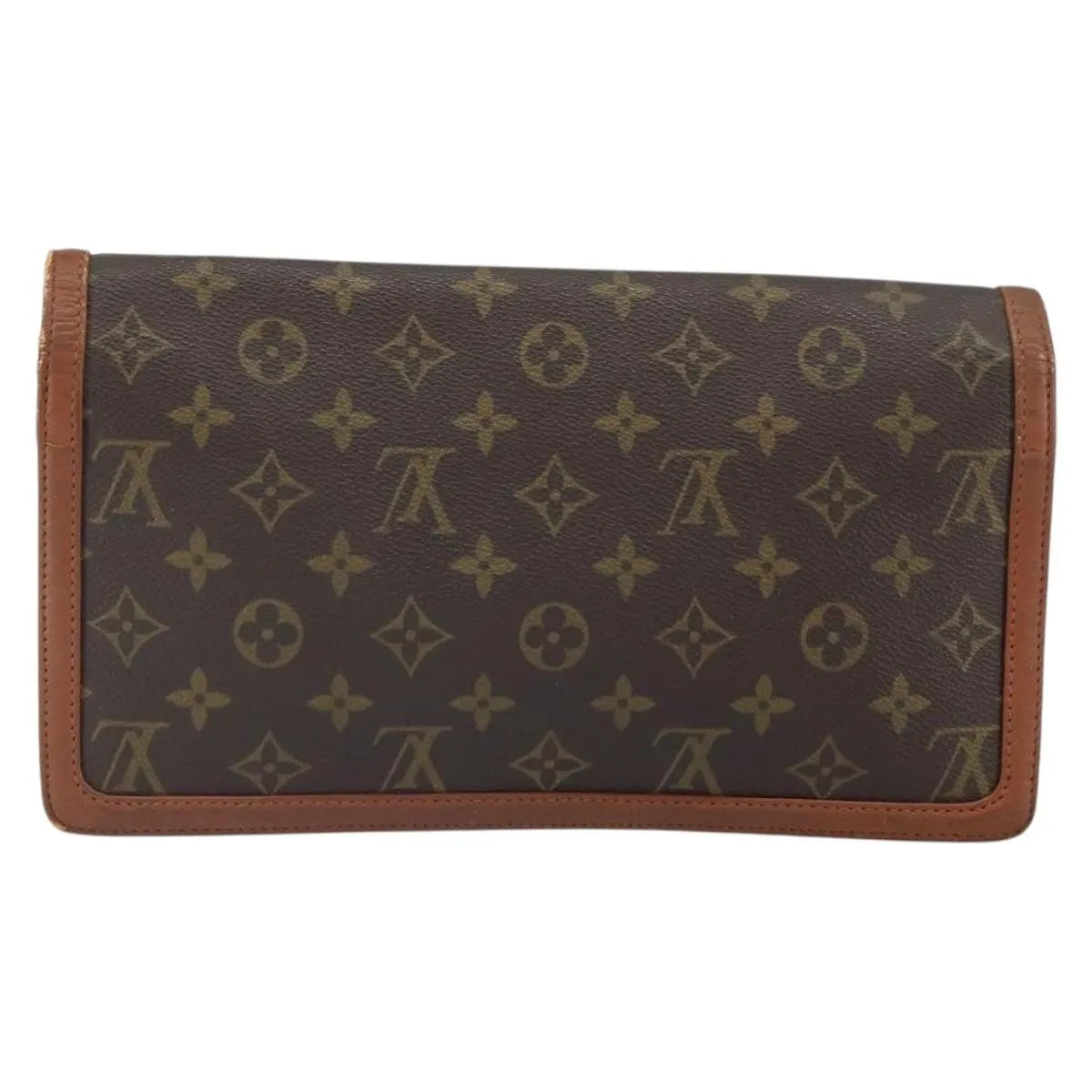 Louis Vuitton Dame Pochette Monogram Canvas, Brown, Canvas, Clutch