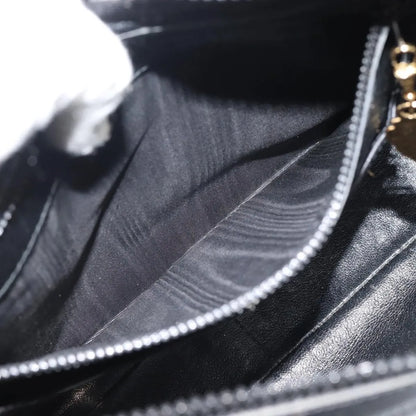 Gucci Vintage Horsebit Leather, Black, Leather, Shoulder Bag