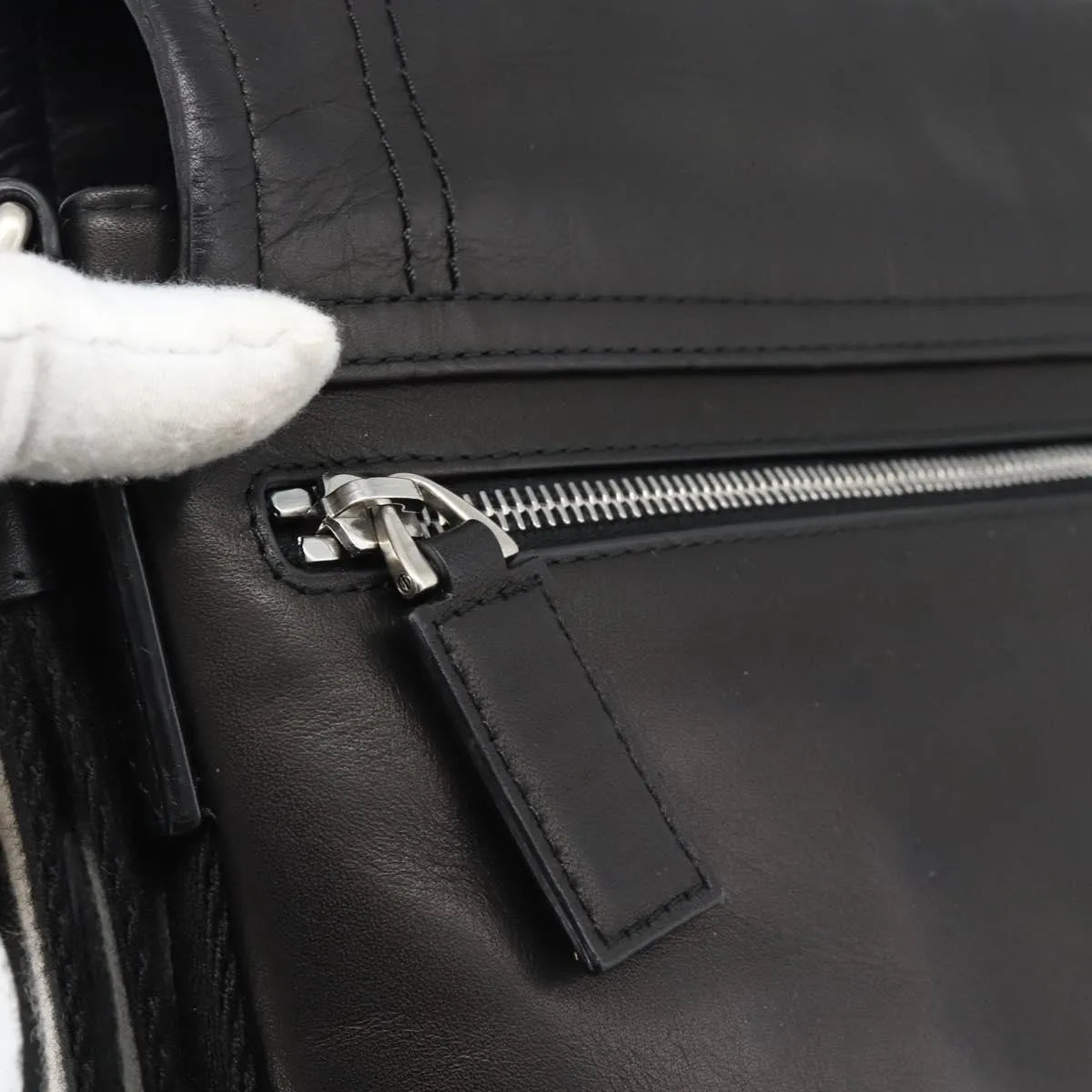 Bally Vintage Leather, Black, Leather, Shoulder Bag