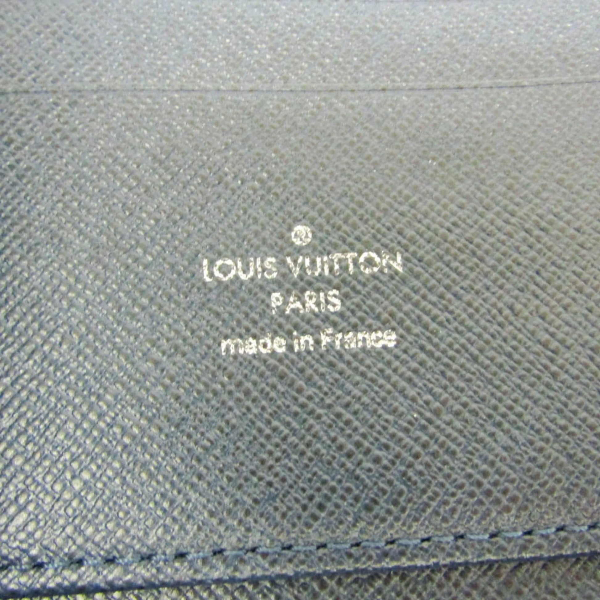Louis Vuitton Atoll Organizer Taiga Leather, Blue, Leather, Wallet