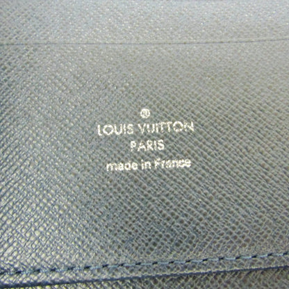 Louis Vuitton Atoll Organizer Taiga Leather, Blue, Leather, Wallet