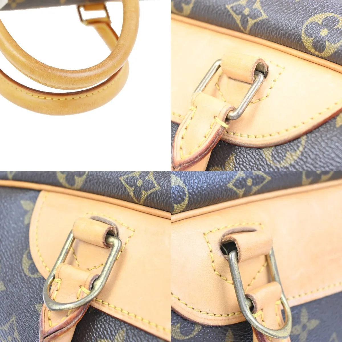 Louis Vuitton Deauville Monogram Canvas, Brown, Canvas, Handbag