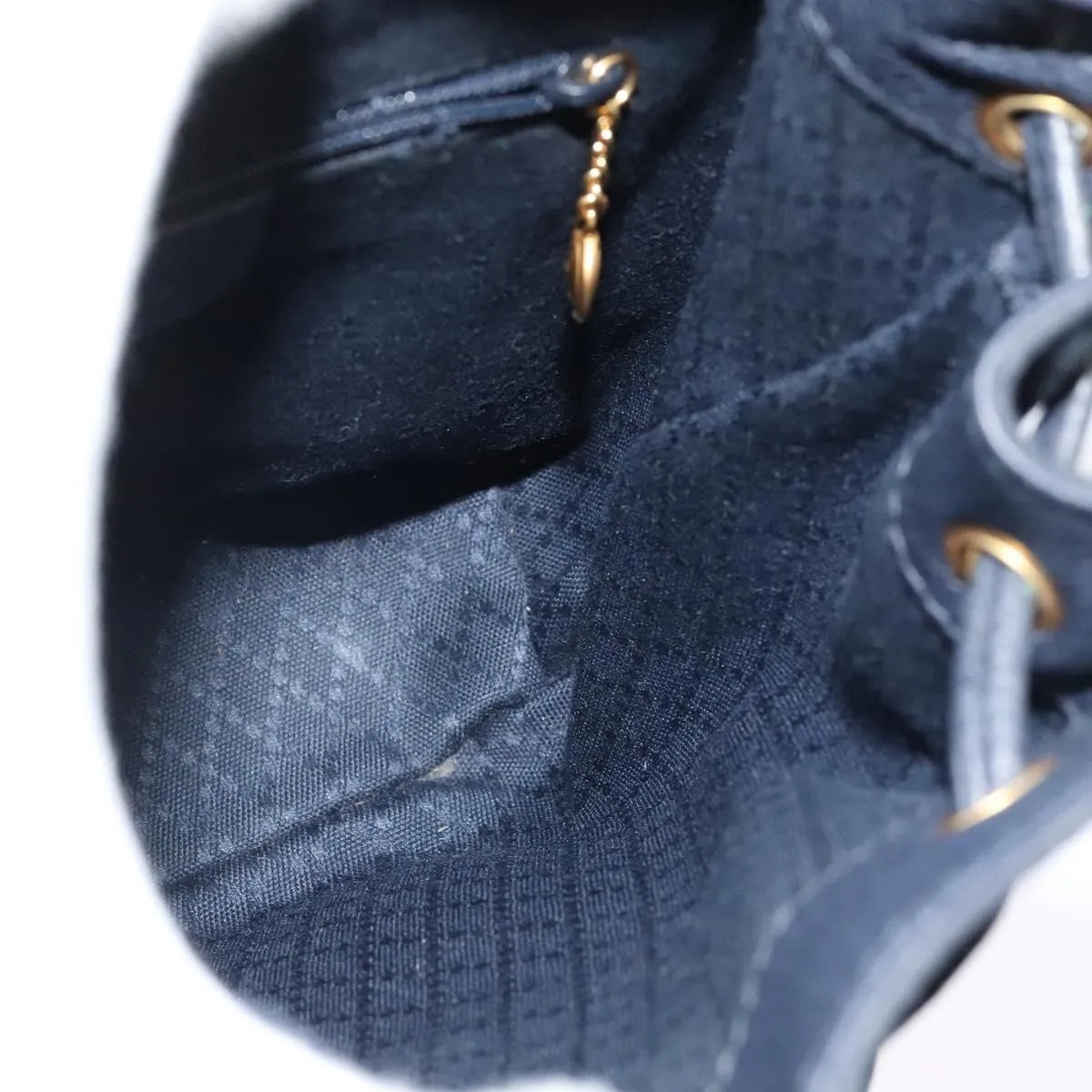 Gucci Gucci bamboo daim, Navy, Suede, Backpack