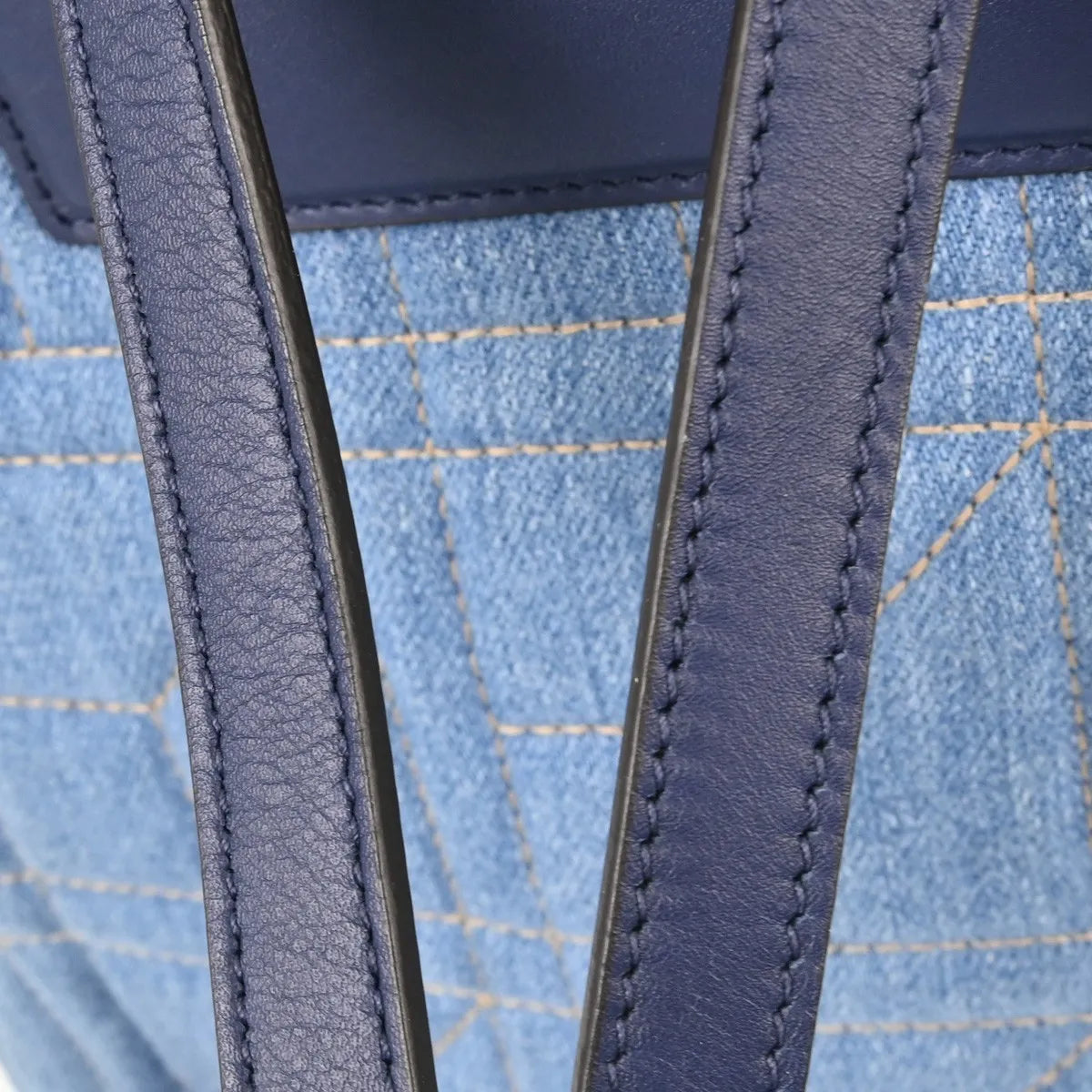 Gucci Backpack Embellished Wool, Blue, Denim, Backpack