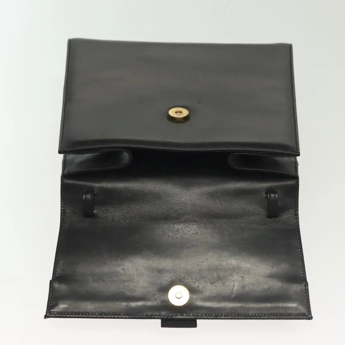 Salvatore Ferragamo Vala Leather, Black, Leather, Handbag