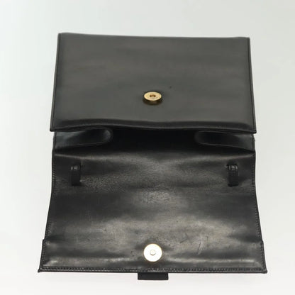 Salvatore Ferragamo Vala Leather, Black, Leather, Handbag
