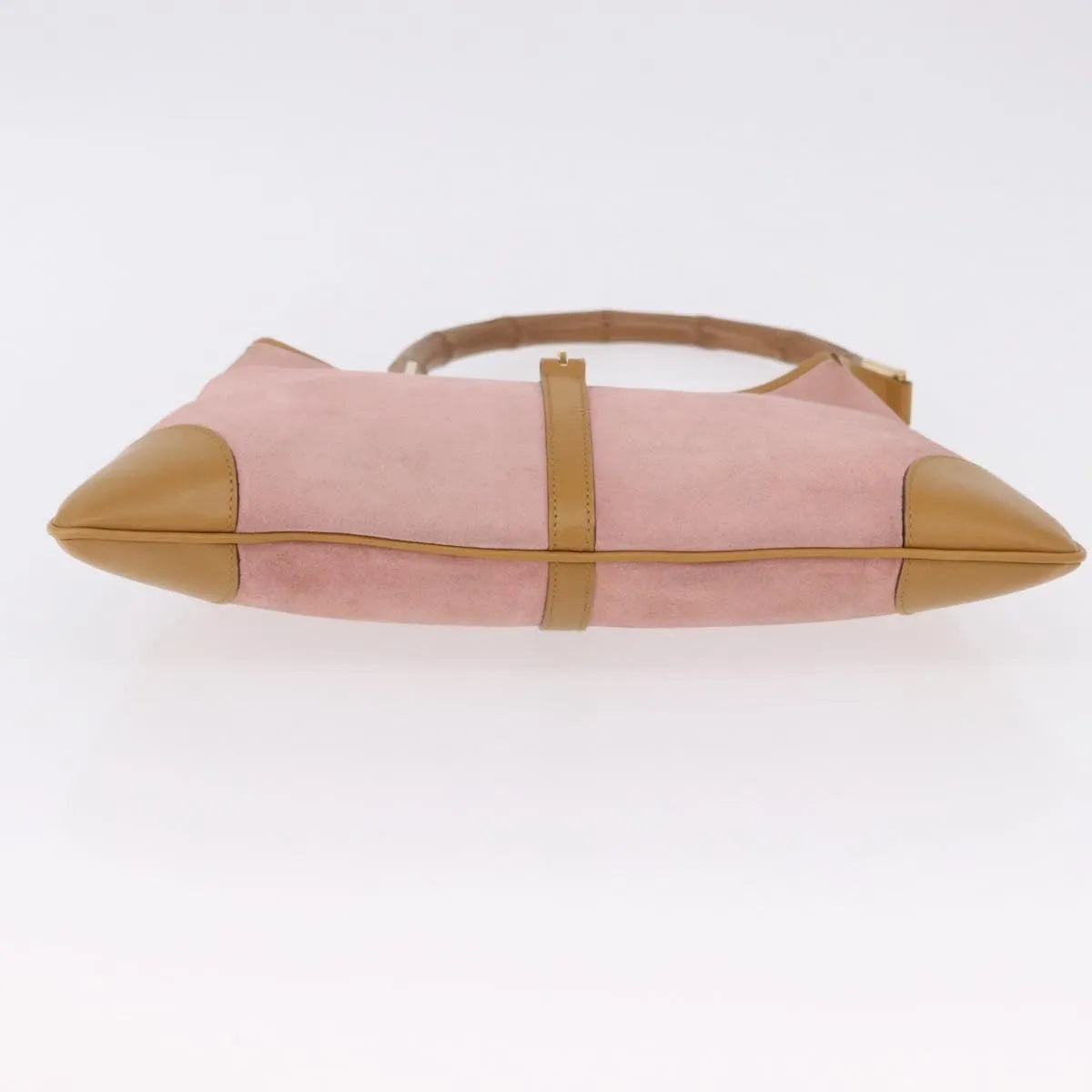 Gucci Bamboo Jackie Suede, Pink, Suede, Handbag