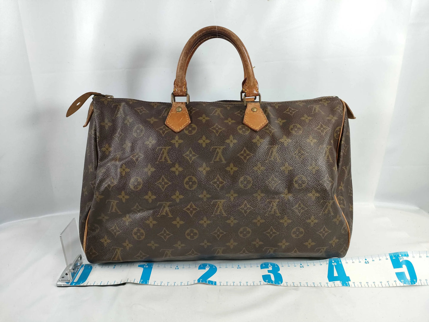 Louis Vuitton Speedy Monogram Canvas, Brown, Canvas, Handbag