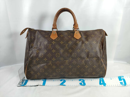 Louis Vuitton Speedy Monogram Canvas, Brown, Canvas, Handbag