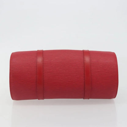 Louis Vuitton Soufflot Epi Leather, Red, Leather, Handbag