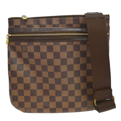 Louis Vuitton Bosphore Pochette Damier, Brown, Canvas, Shoulder Bag