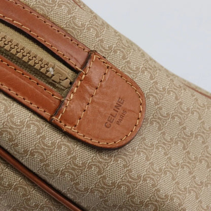 Celine Vintage Macadam Canvas, Beige, Canvas, Handbag