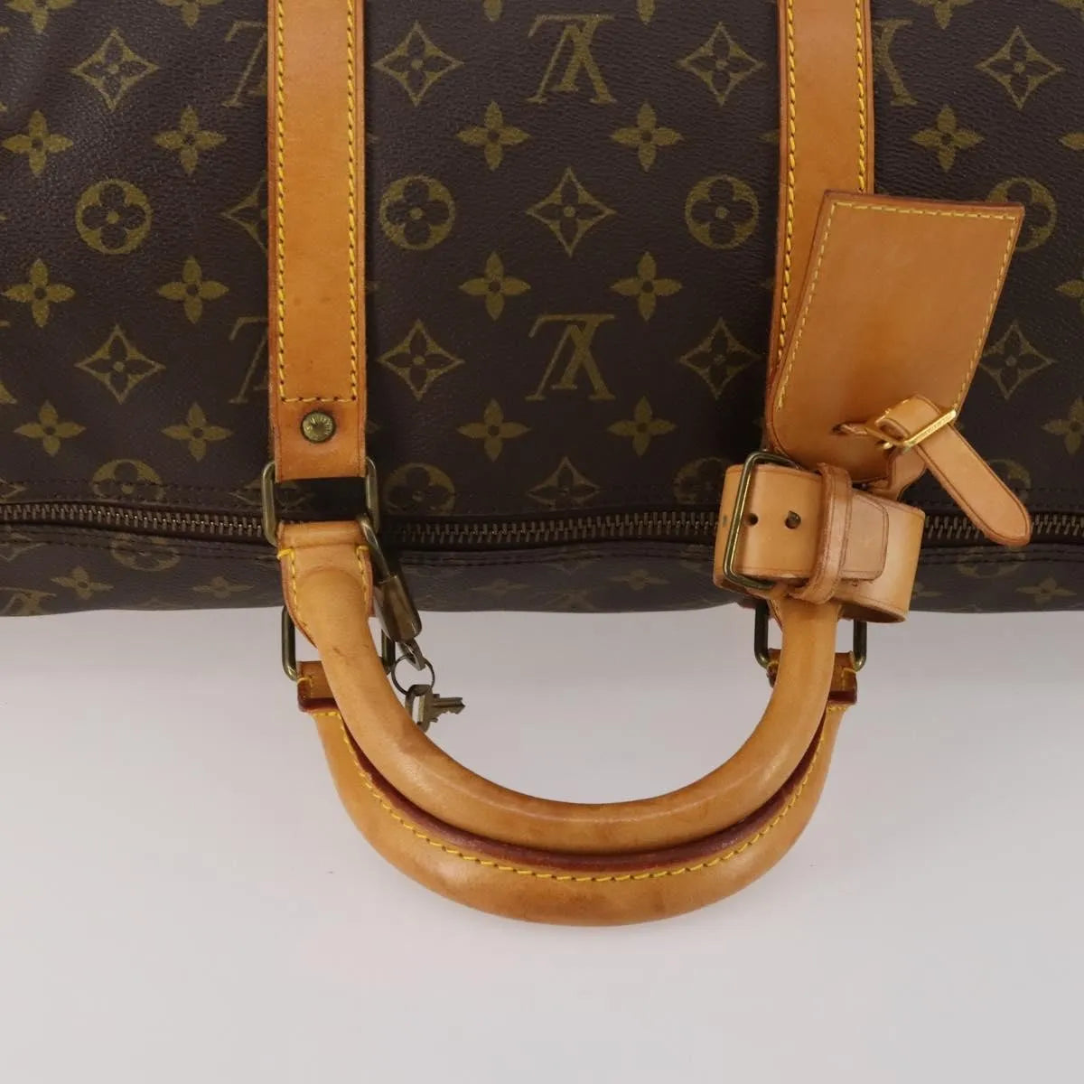 Louis Vuitton Keepall Monogram Canvas, Brown, Canvas, Travel Bag