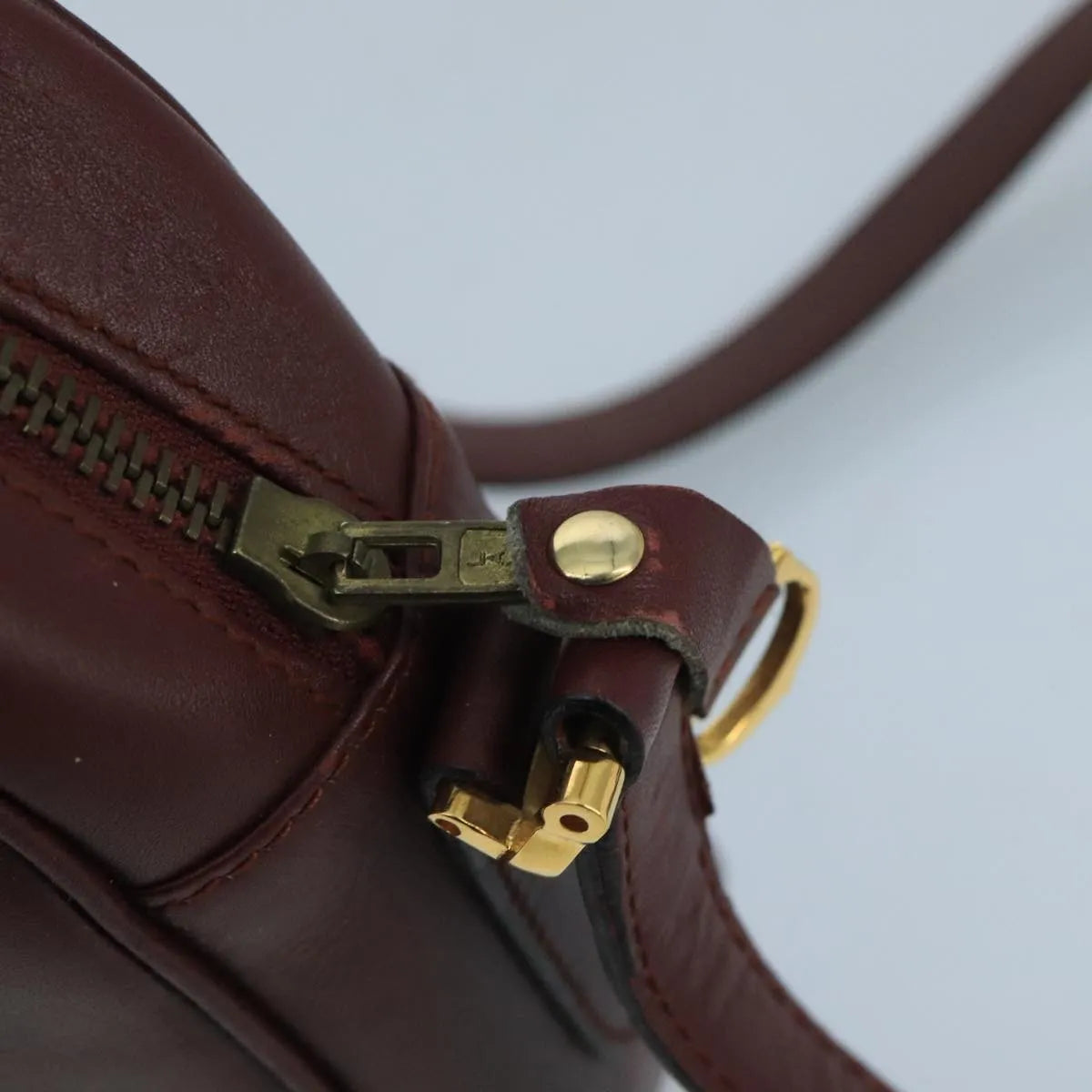 cartier Must de Cartier Leather, Burgundy, Leather, Shoulder Bag