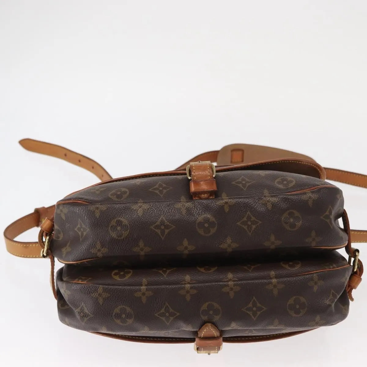 Louis Vuitton Saumur Monogram Canvas, Brown, Canvas, Shoulder Bag