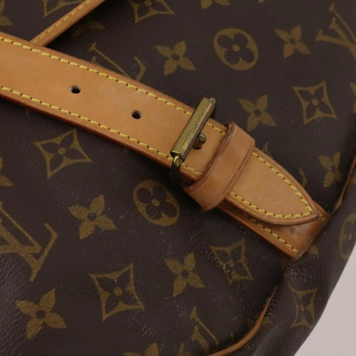 Louis Vuitton Saumur Monogram Canvas, Brown, Canvas, Shoulder Bag