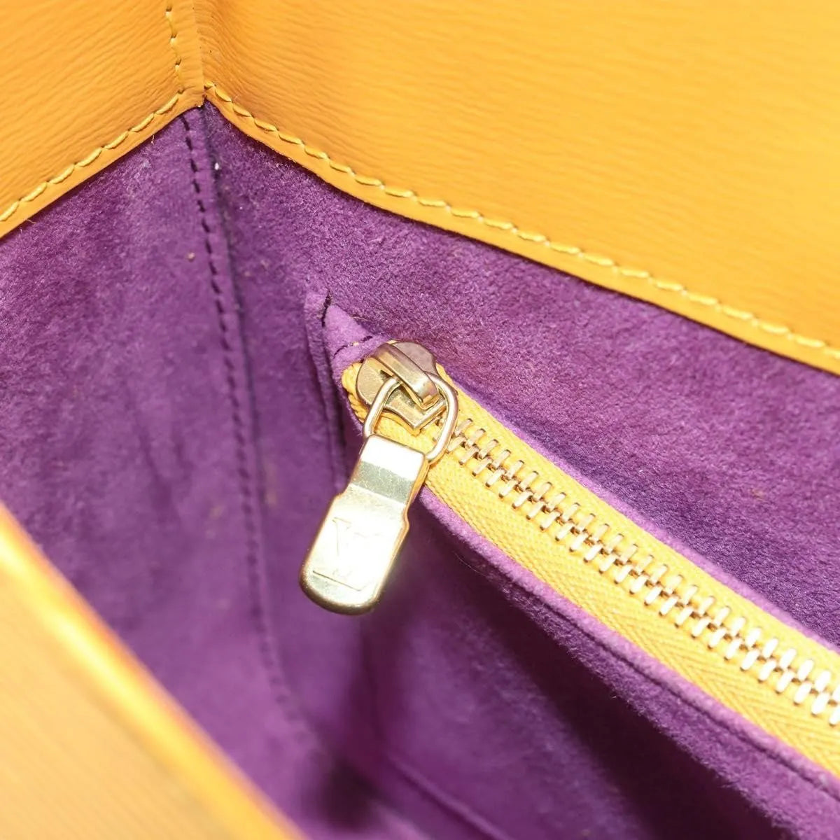 Louis Vuitton Buci Epi Leather, Yellow, Leather, Shoulder Bag