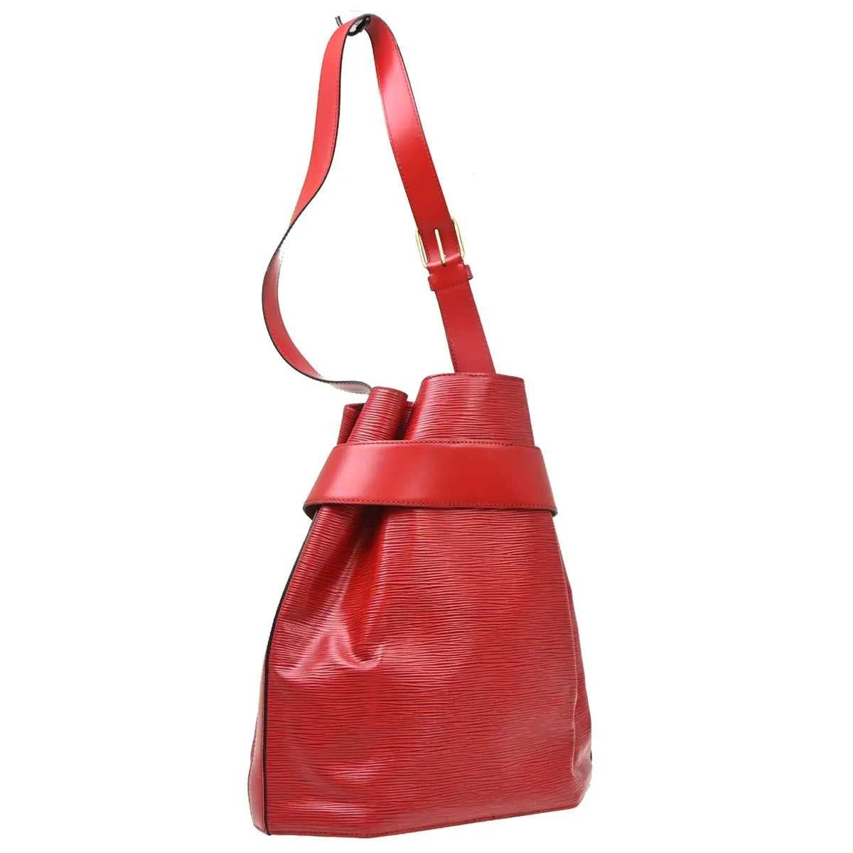 Louis Vuitton Vintage Sac d'Epaule Epi Leather, Red, Leather, Shoulder Bag