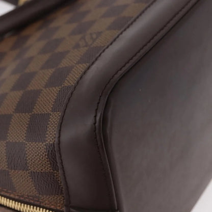 Louis Vuitton Alma Damier, Brown, Canvas, Handbag