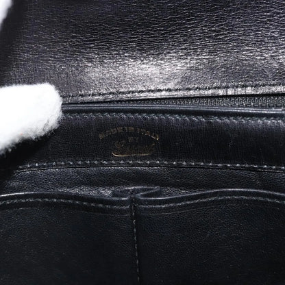 Gucci Vintage Leather, Black, Leather, Shoulder Bag